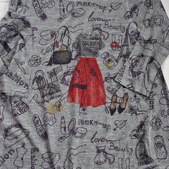 INOAH Asymmetrical Wearable Art Top - Picture 4 of 12